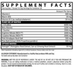 Inspired Nutraceuticals BBD Pump Nutrition Panel webp