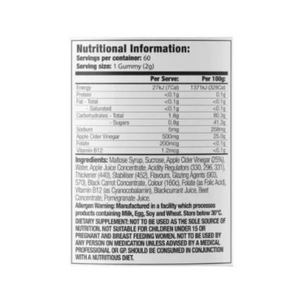 maxines apple cider gummies ingredients webp