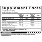 Arms Race Nutrition Daily Pump Nutrition Panel 10 webp
