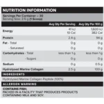 muscle nation marine collagen nutrition info 1 webp